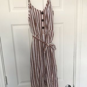 Striped Jumpsuit